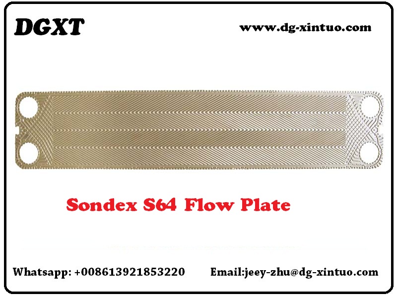Sondex S64 Plate Heat EXchanger plate and gaskets
