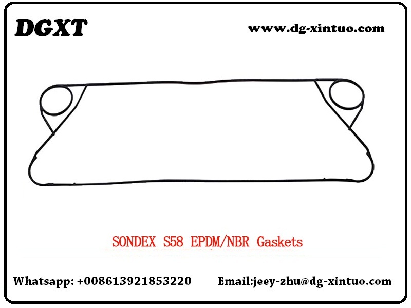 Sondex Plate heat exchanger Gasket S81/S65/S58